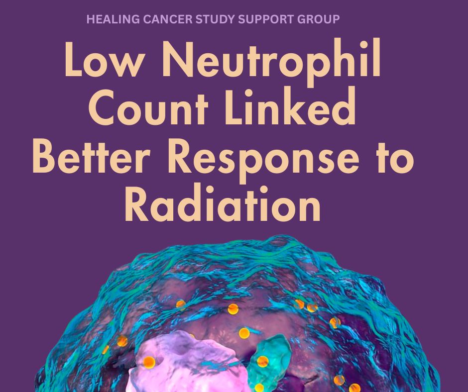 Low Neutrophil Count Linked Better Response to Radiation